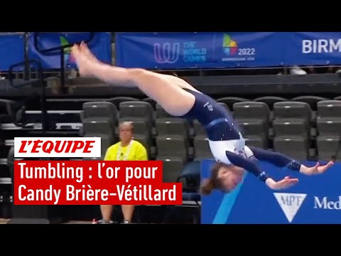 Tumbling : La Française Candy Brière-Vétillard médaille d'or aux Jeux Mondiaux