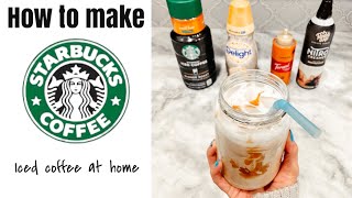 Starbucks iced coffee at home | DIY Iced Coffee | Coffee Lover