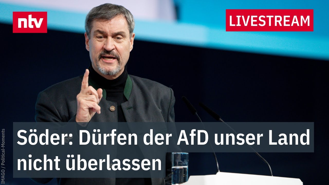LIVE: Rede von Markus Söder beim CDU-Bundesparteitag