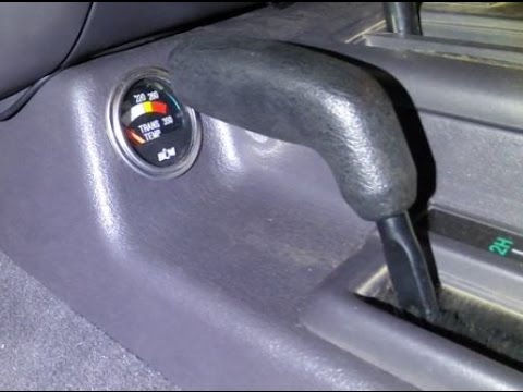 B&M Transmission Gauge Installation 1999 Jeep Cherokee XJ