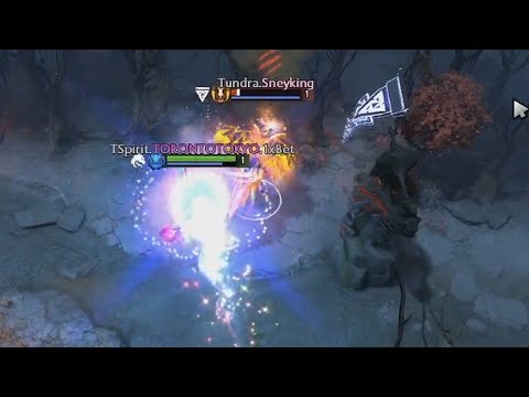 TORONTOTOKYO dives T2 to first blood Sneyking - Tundra vs TSpirit - ESL One Stockholm 2022 - Dota 2