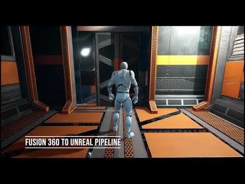 Sci-Fi Corridor- Fusion 360 to Unreal Engine Pipeline