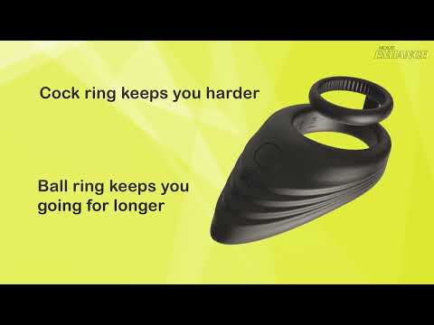 Видео Виброкольцо с поддержкой мошонки Nexus Enhance Vibrating Cock and Ball Ring