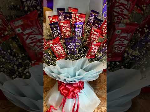 Birthday anniversary Chocolate bouquet for weeding boy friend  girl friend delivery app in india