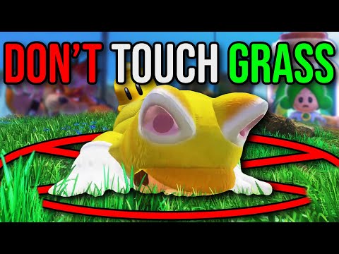 Can You Beat Super Mario 3D World Without Touching Grass?