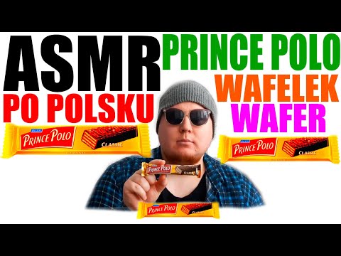 asmr po polsku wafelek prince polo dźwięki jedzenia/asmr chocolate wafer eating sounds mukbang