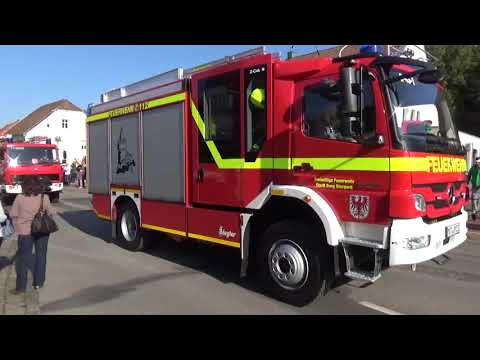 Festumzug 150 Jahre Freiwillige Feuerwehr Burg Stargard