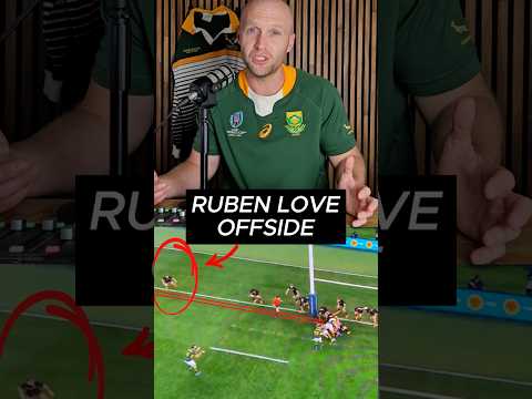 Ruben Love Was NOT OFFSIDE🥴🇿🇦🇳🇿 #allblacks #springboks