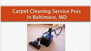 Professional Carpet Cleaning in Baltimore