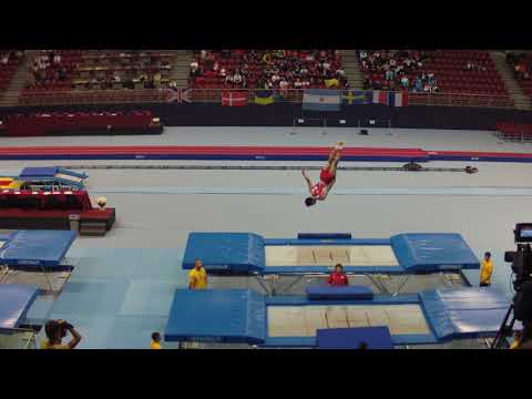 KISHI Daiki Tram Final Trampoline World Championships 2017