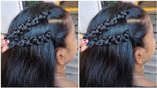 Simple Stylish Hairstyle Tutorial_ New Amazing Hairstyle for girls_ Beautiful Hairstyle #hairstyle