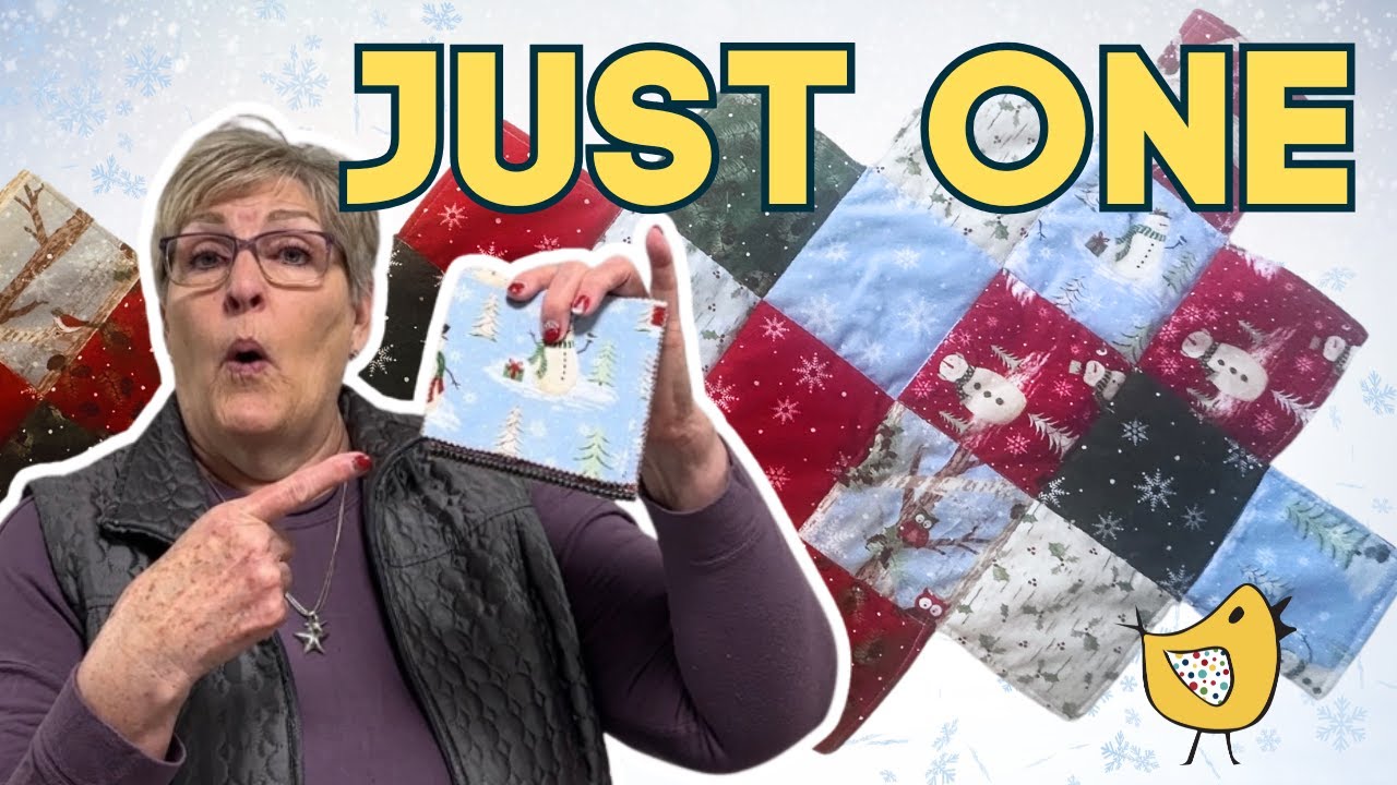 I Make The Worlds Fastest, Beginner Table Runner Ever ~ With ONE Charm Pack