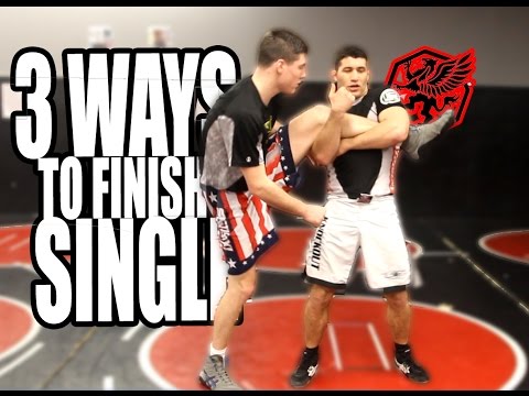 3 Ways To Finish A Single Leg Takedown