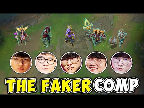 WE PLAYED FAKER'S 5 MAIN CHAMPIONS! (THE FAKER COMP)