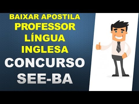 Apostila PROFESSOR - LÍNGUA INGLESA - SEE BA 2018