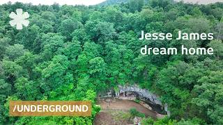 Underground mansion built in ancient cave maze has water spring inside