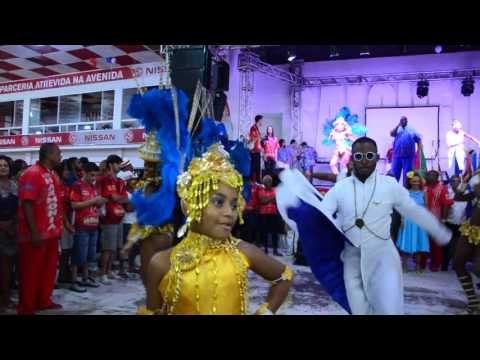 Arte da ala de passistas da Portela no Estrela do Carnaval 2017