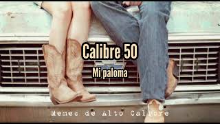 Calibre 50 - Mi Paloma (Letra)