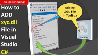 How to Add dll file in Visual Studio