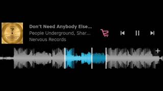 People Underground & Sharon Williams - Don't Need Anybody Else(Benji's 2001 Glimmer Dub)(05.08.22)