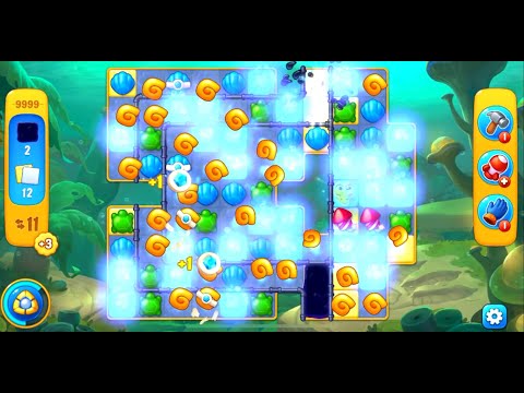 Fishdom level 9999 with a puzzle (с головоломкой)