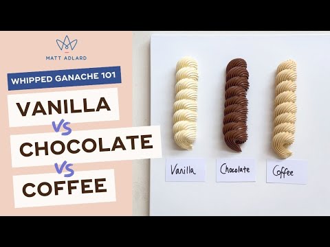 Whipped Ganache - Vanilla, Chocolate & Coffee Recipe