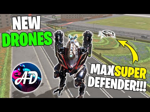 New DRONES Max Discus Ultimate Defender Makes The T Falcon Unstoppable! | War Robots Mk2 Gameplay WR