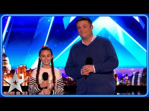 FATHER and DAUGHTER dazzle with Celine Dion cover | Unforgettable Audition | Britain's Got Talent