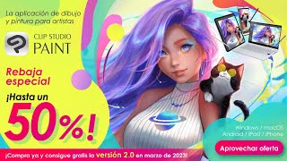 ¡Prohibido pulsar Ctrl + Z! - Reto de dibujo con RossDraws en Clip Studio Paint