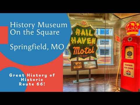 Descubra a história de Springfield, desde sua fundação até a Rota 66, no History Museum On The Square.