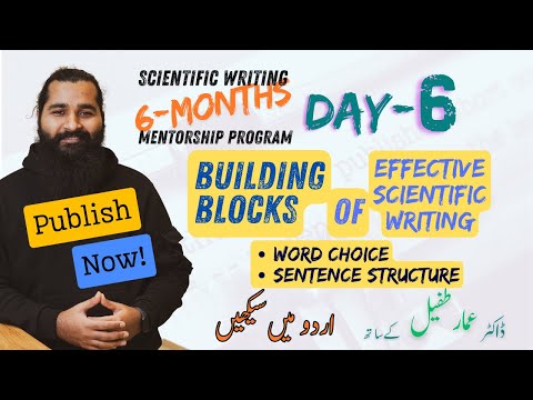 Scientific Writing Complete course Six months of Scientific Writing Mentorship Program in Urdu