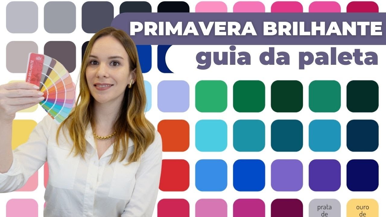 Coloração pessoal: paleta PRIMAVERA BRILHANTE (como usar, make, acessórios, cabelo, etc.)