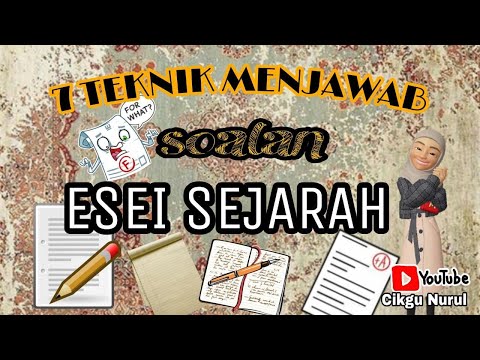 <p>7 TEKNIK MENJAWAB SOALAN ESEI SEJARAH membincangkan teknik untuk menjawab soalan esei sejarah KERTAS 2 SPM dengan betul.</p>
<p>#TeknikMenjawabEseiSejarah#TeknikSejarahSPM#SejarahSPMkertas2#CikguNurul</p>
<p>7 TEKNIK MENJAWAB SOALAN ESEI SEJARAH membincangkan teknik untuk menjawab soalan esei sejarah KERTAS 2 SPM dengan betul.</p>
<p>#TeknikMenjawabEseiSejarah#TeknikSejarahSPM#SejarahSPMkertas2#CikguNurul</p>