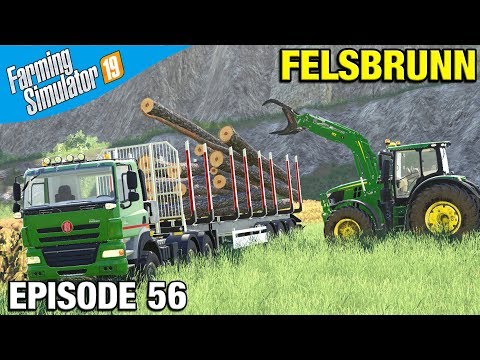 NEW LOGGING TRUCK Farming Simulator 19 Timelapse - Felsbrunn FS19 Episode 56