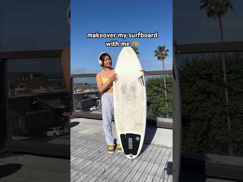 makeover my surfboard 😲*results shocking