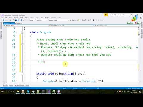 VD36 - Chuẩn hóa chuỗi