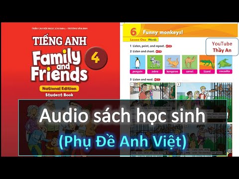 Unit 6.  Funny monkeys! I Audio I Tiếng Anh 4 Family and Friends National mới 2023