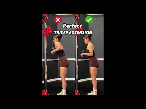 Straight Bar Tricep Pushdown Tips: