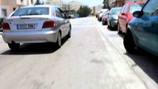 南欧の旅31自転車車載カメラスペインアルヘシラスからジブラルタル4/5