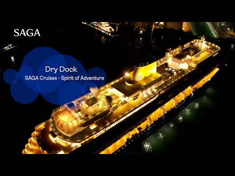 What happens to a cruise ship during dry dock?