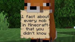 1 fact about every mob in Minecraft