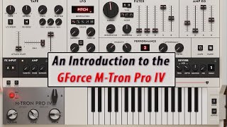 Video thumbnail for GForce M-Tron Pro IV Tutorial by One Man And His Songs