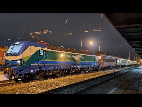 Burgas-Sofia with Fast night train 8626 (TRS 19)