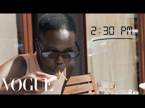 How Top Model Adut Akech Gets Runway Ready | Diary of a Model | Vogue Video