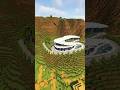 Minecraft Modern Mansion Timelapse Tutorial Builds Shorts Minecraft