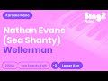 Nathan Evans - Wellerman (Lower Key) Piano Karaoke