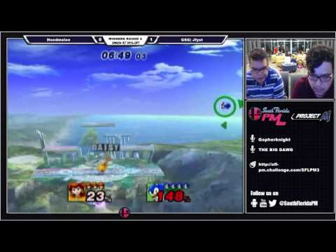 Smash @ Skyloft 10/2 - Winners Round 4 - Hoodmelon (Peach) vs GSG|Jfyst (Sonic)