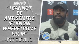 Kyrie Irving on promoting anti-Semitic film: 'I cannot be anti-Semitic if I know where I come from'