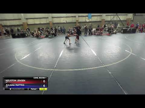 59 Lbs Cons. Round 1 - Houston Jensen, UT Vs Juliana Matteo, OH C433
