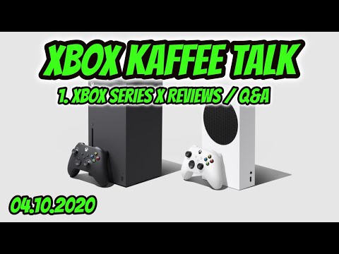 Xbox Talk zum Kaffee - Thema: PietSmiet Xbox Series X Review + Q&A | Livestream 04.10.2020